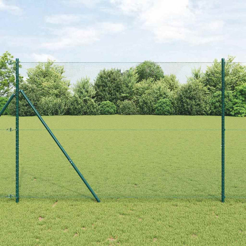 Gard hexagonal 1,6 x 10 m PVC Verde