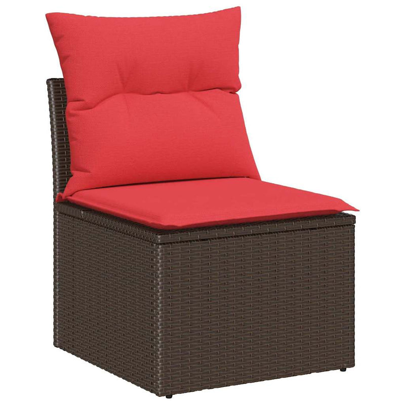 Set de canapele pentru grădină 8 buc. Maro