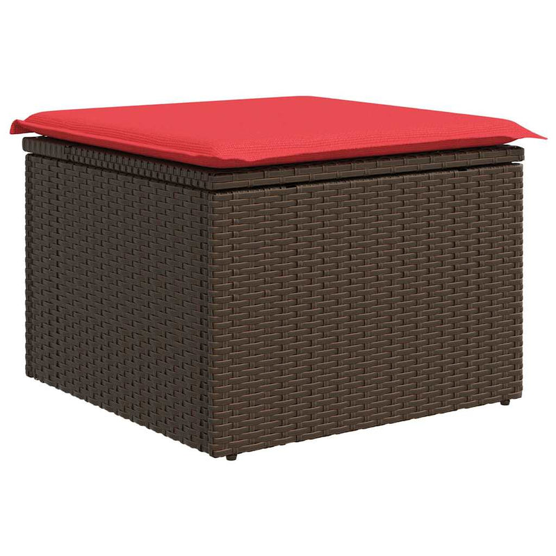 Set de canapele pentru grădină 8 buc. Maro