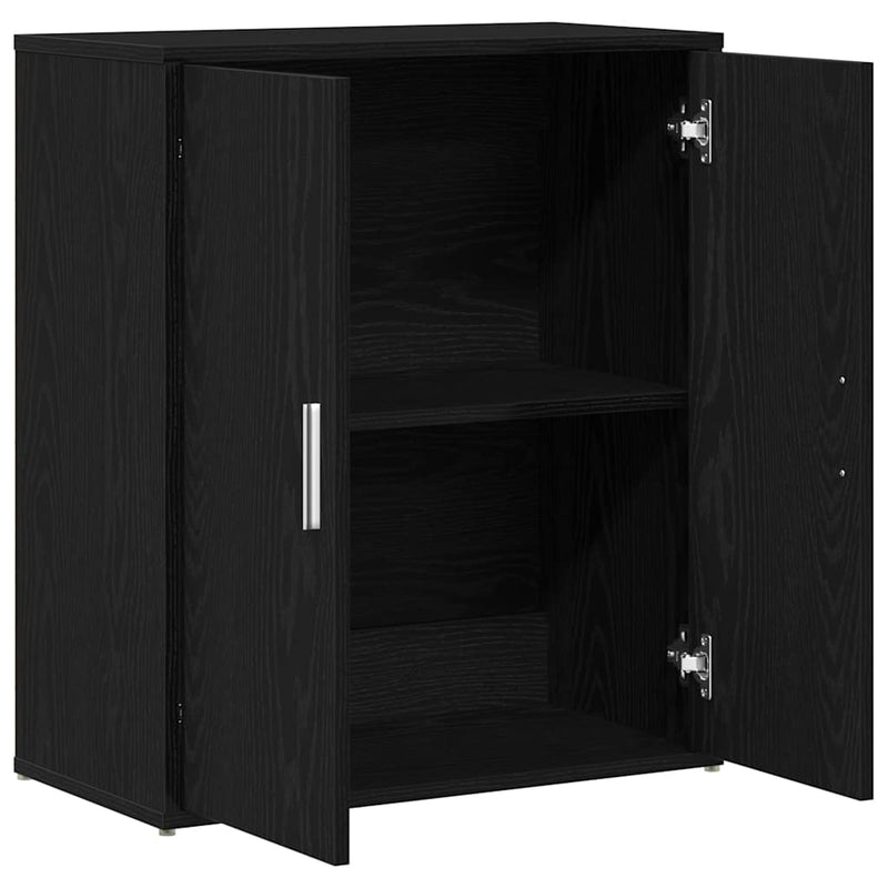 Bufet din stejar negru 60x31x70 cm, lemn prelucrat