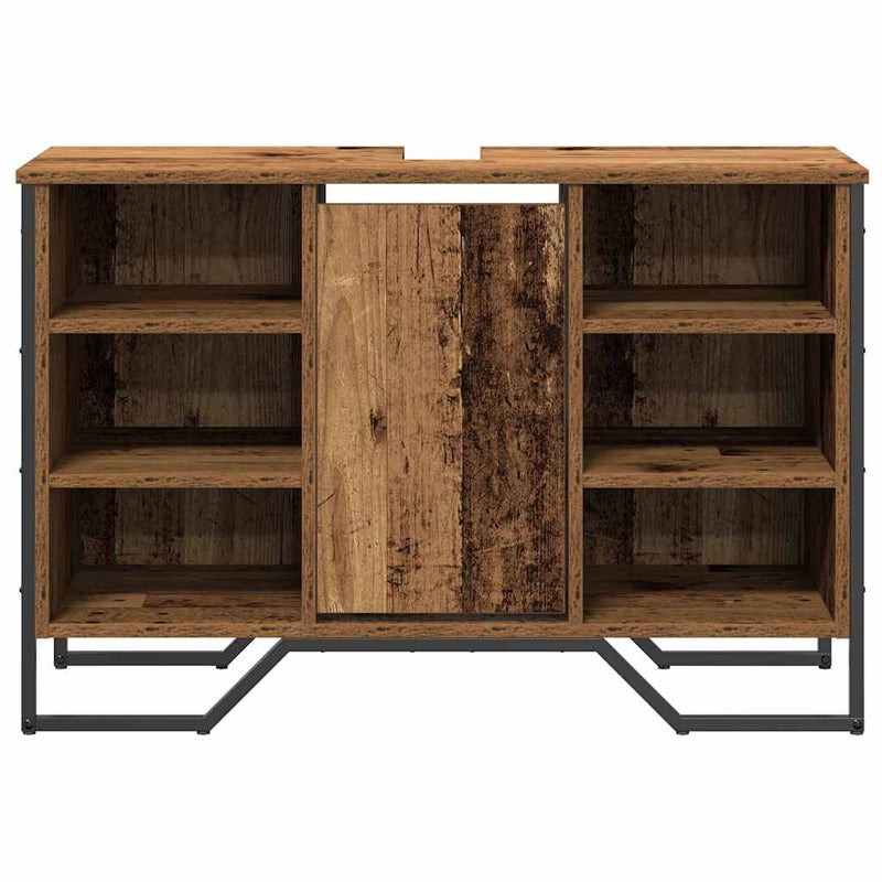 Dulap pentru Chiuveta de Baie Lemn Vechi 91 x 35 x 60 cm