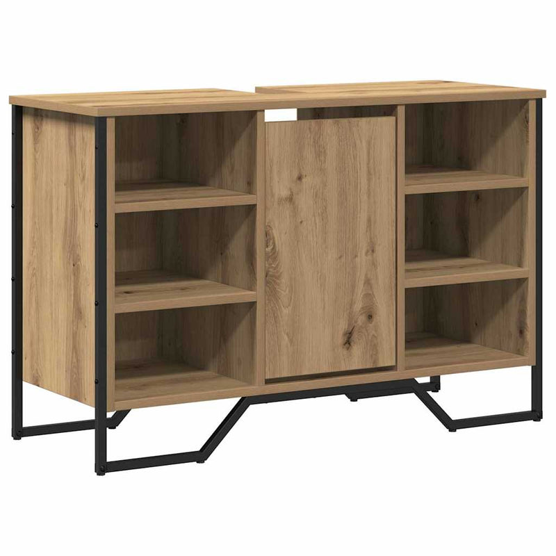 Dulap pentru Chiuveta de Baie Stejar Artizanal 91 x 35 x 60 cm