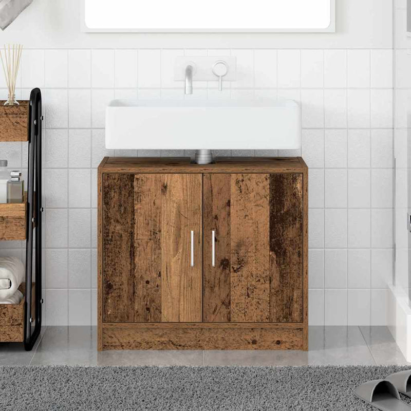 Dulap de Baie Lemn Vechi 63 x 29 x 55 cm Lemn prelucrat