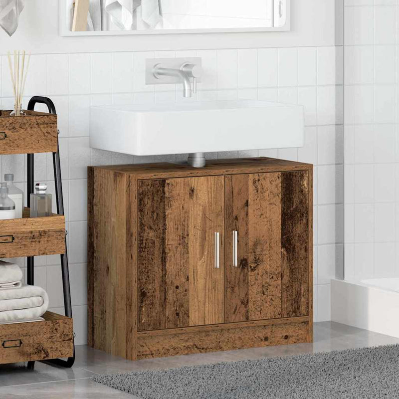 Dulap de Baie Lemn Vechi 63 x 29 x 55 cm Lemn prelucrat
