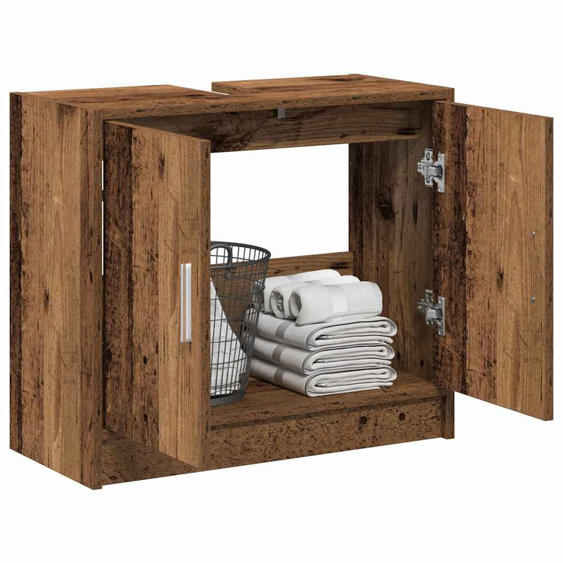 Dulap de Baie Lemn Vechi 63 x 29 x 55 cm Lemn prelucrat