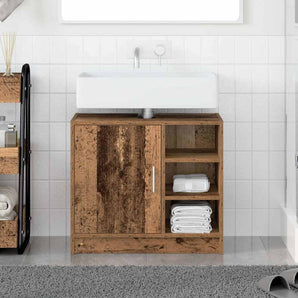 Dulap de Baie Lemn Vechi 63 x 29 x 55 cm Lemn prelucrat