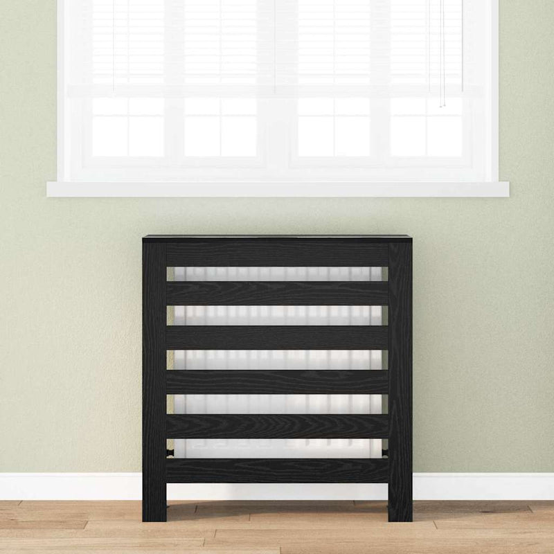 Capac pentru radiator Stejar Negru 78 x 20 x 82 cm