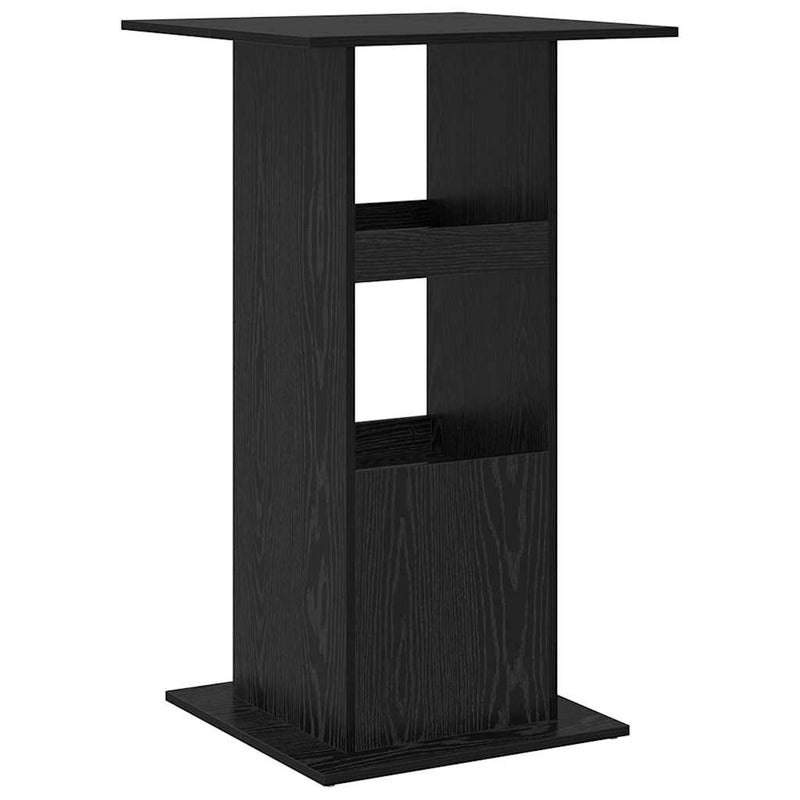 Masă de bar 60 x 60 x 100 cm Lemn prelucrat Stejar Negru