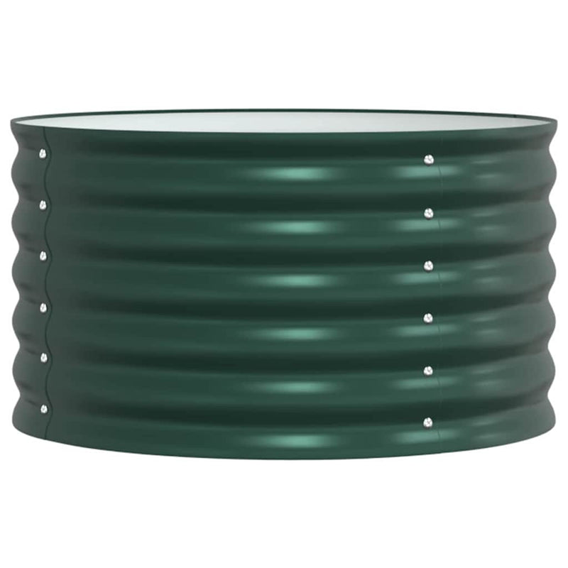 Pat ridicat Verde 80 x 80 x 44 cm Oțel