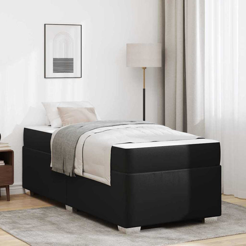 Cadru de pat Negru 80 x 200 cm PVC