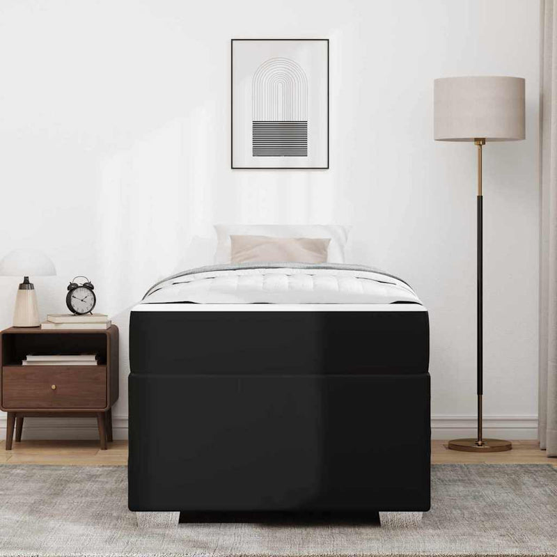 Cadru de pat Negru 80 x 200 cm PVC