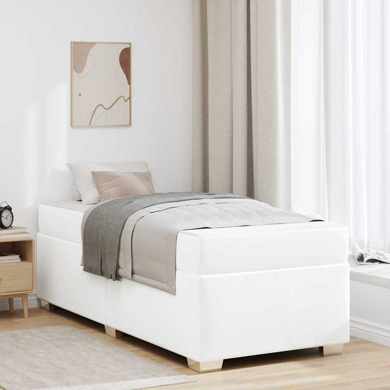 Cadru de pat Alb 90 x 200 cm PVC