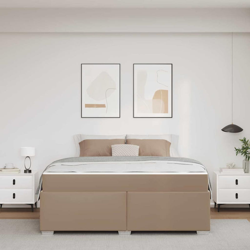 Cadru de pat Cappuccino 180 x 200 cm PVC