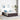 Cadru de pat cu saltea 2 buc. Cafeniu țesătură