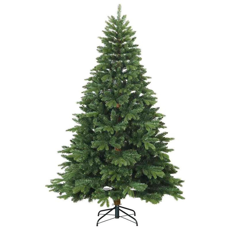 Brad de Crăciun artificial cu ramuri articulare Verde 210 cm