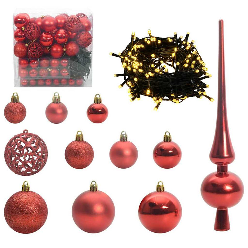 Pom de Crăciun artificial pre-iluminat Roz 180 cm PVC