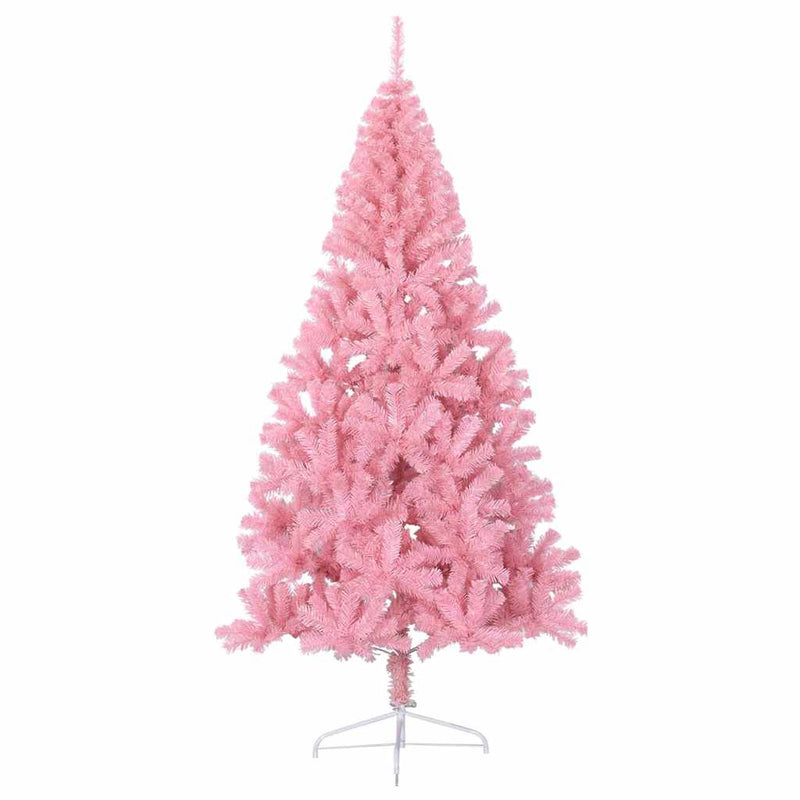 Pom de Crăciun artificial pre-iluminat Roz 240 cm PVC
