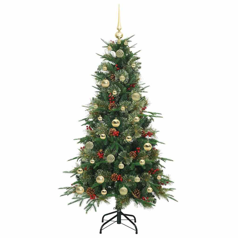 Brad de Crăciun artificial cu ramuri articulare Verde 150 cm