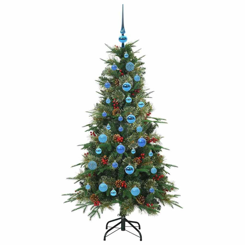 Brad de Crăciun artificial cu ramuri articulare Verde 150 cm