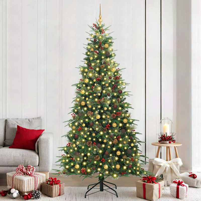 Brad de Crăciun artificial cu ramuri articulare Verde 240 cm
