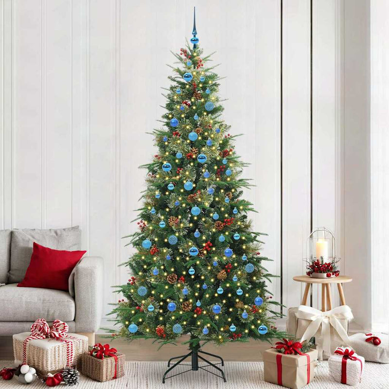 Brad de Crăciun artificial cu ramuri articulare Verde 240 cm