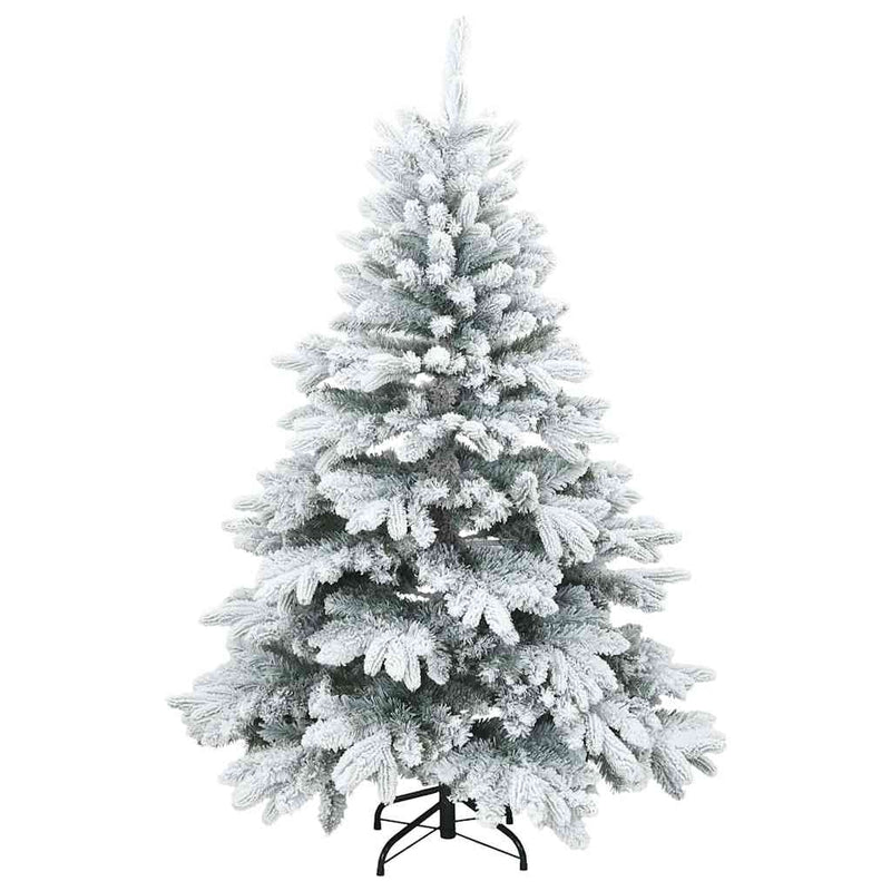 Brad de Crăciun artificial cu 150 LED Alb 120 cm PE și PVC