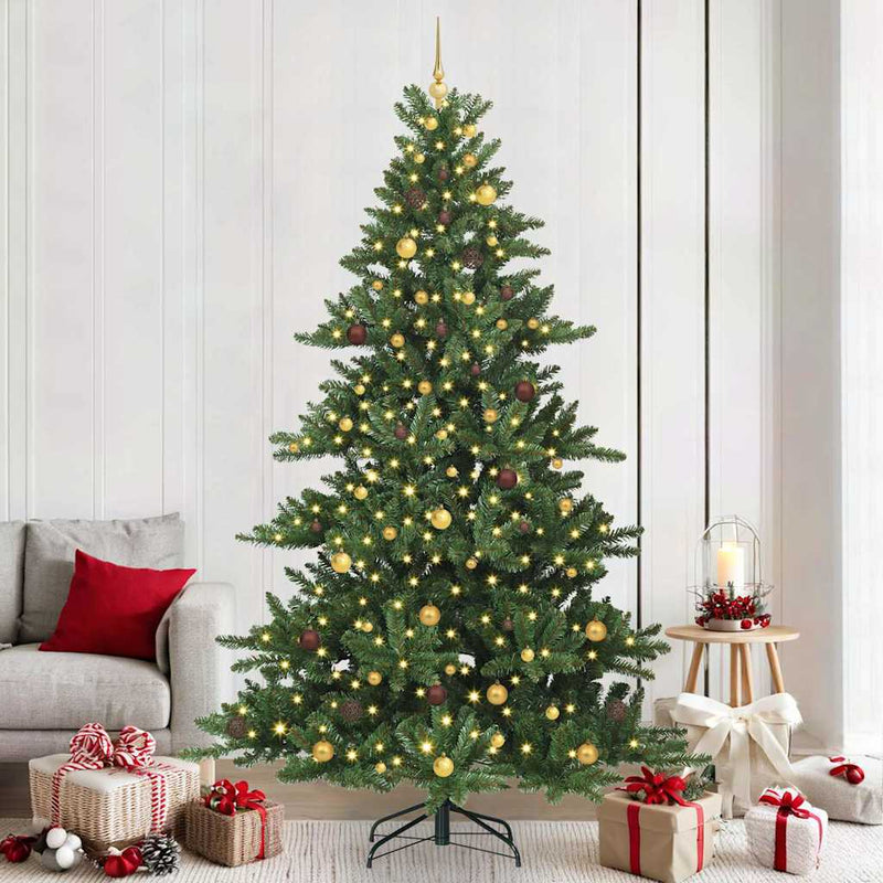 Brad de Crăciun artificial cu ramuri articulare Verde 240 cm