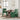 Scaune de dining cu roți 2 buc. Țesătură de catifea Gri verde