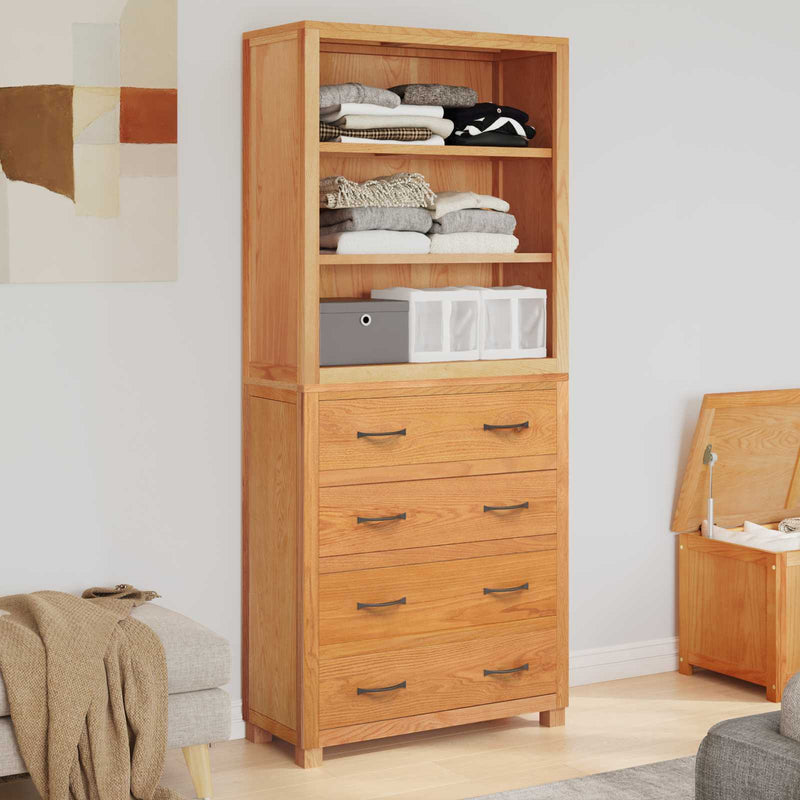 Set de Mobilier pentru Depozitare cu sertar 2 buc. natural