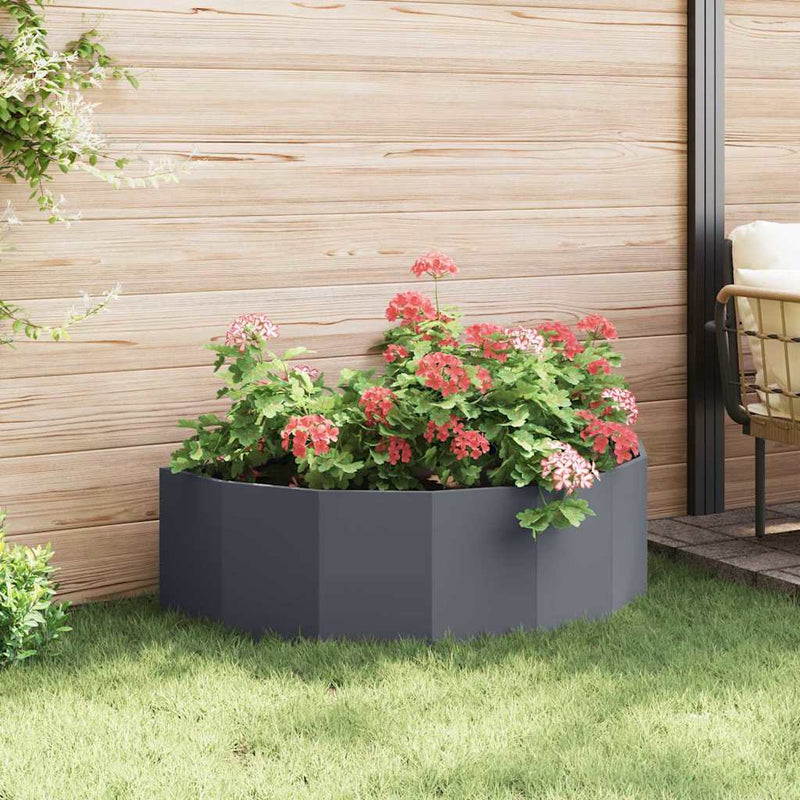 Jardinieră Antracit 120 x 60 x 35 cm Oțel