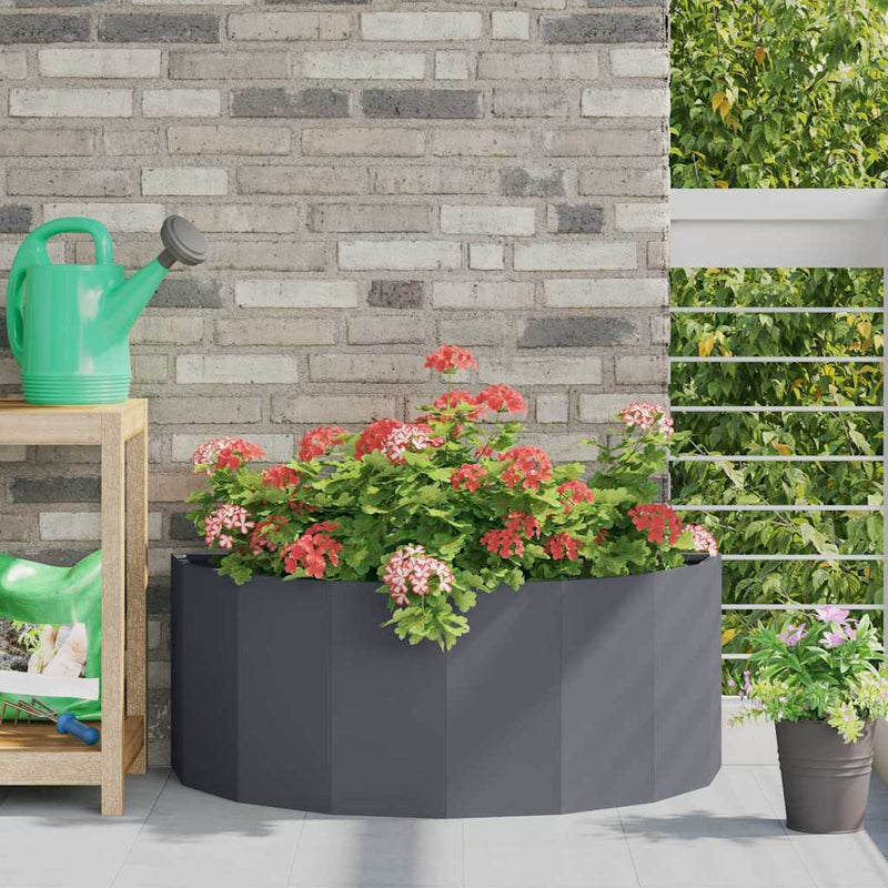 Jardinieră Antracit 90 x 45 x 35 cm Oțel