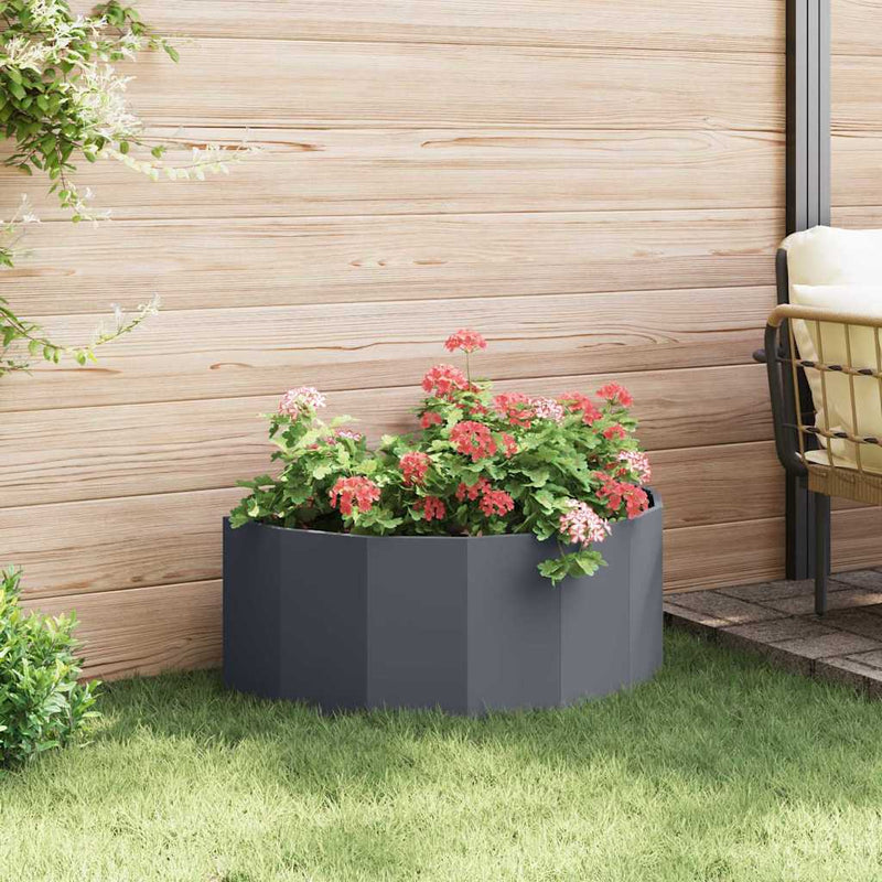 Jardinieră Antracit 90 x 45 x 35 cm Oțel