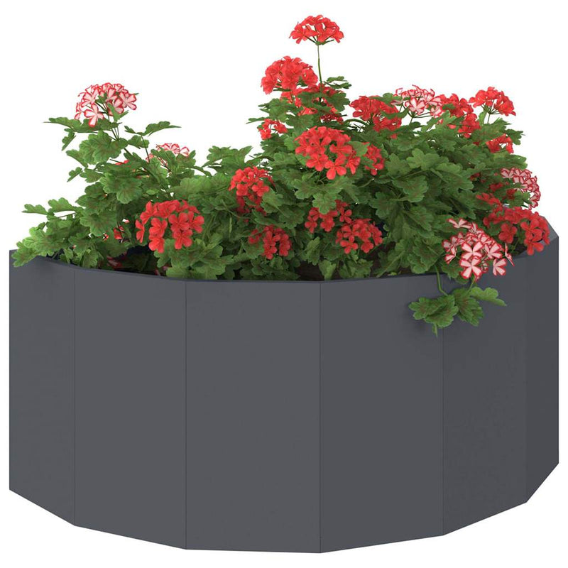 Jardinieră Antracit 90 x 45 x 35 cm Oțel