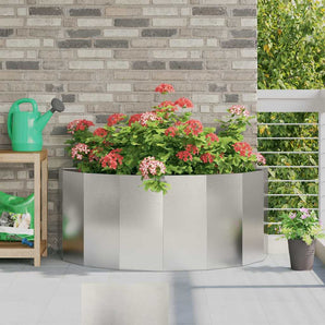 Jardinieră Argintiu 120 x 60 x 50 cm Oţel inoxidabil