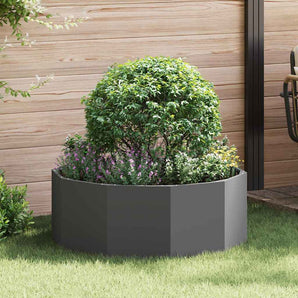 Jardinieră Negru 90 x 90 x 35 cm Oțel