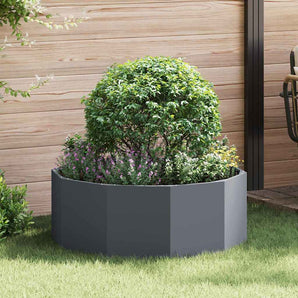 Jardinieră Antracit 90 x 90 x 35 cm Oțel