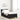 Pat cu arcuri cu headboard Manual Negru 200 x 100 cm Catifea