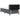 Pat cu arcuri cu headboard Gri închis 200 x 100 cm Catifea