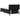 Pat cu arcuri cu headboard Manual Negru 200 x 100 cm Catifea