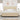 Pat cu arcuri cu pernă cu headboard Crem 200 x 180 cm țesătură