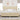 Pat cu arcuri cu headboard Crem 200 x 200 cm țesătură