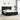 Pat cu arcuri cu headboard Negru 180 x 200 cm țesătură