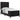 Pat cu arcuri cu saltea cu headboard Negru 90 x 200 cm Catifea