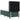 Pat cu arcuri cu headboard Verde închis 90 x 190 cm Catifea