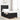 Pat cu arcuri cu headboard Negru 100 x 200 cm Catifea