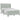 Pat cu arcuri cu headboard Gri deschis 140 x 200 cm Catifea