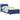 Pat cu arc LED cu headboard albastru 90 x 200 cm țesătură