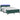 Pat cu arc LED cu headboard Verde închis 140 x 200 cm Catifea