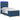 Pat cu arc LED cu headboard albastru 90 x 200 cm țesătură
