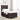 Pat cu arc LED cu headboard Maro închis 100 x 200 cm țesătură